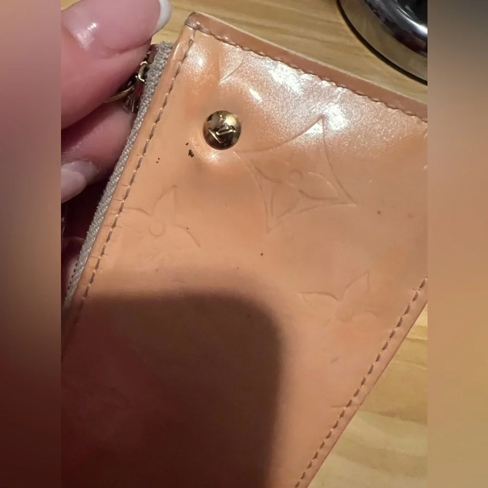 Louis Vuitton Key Cles Pochette Keychain Change Monogram Vernis Coin Pouch LV - Picture 5 of 14